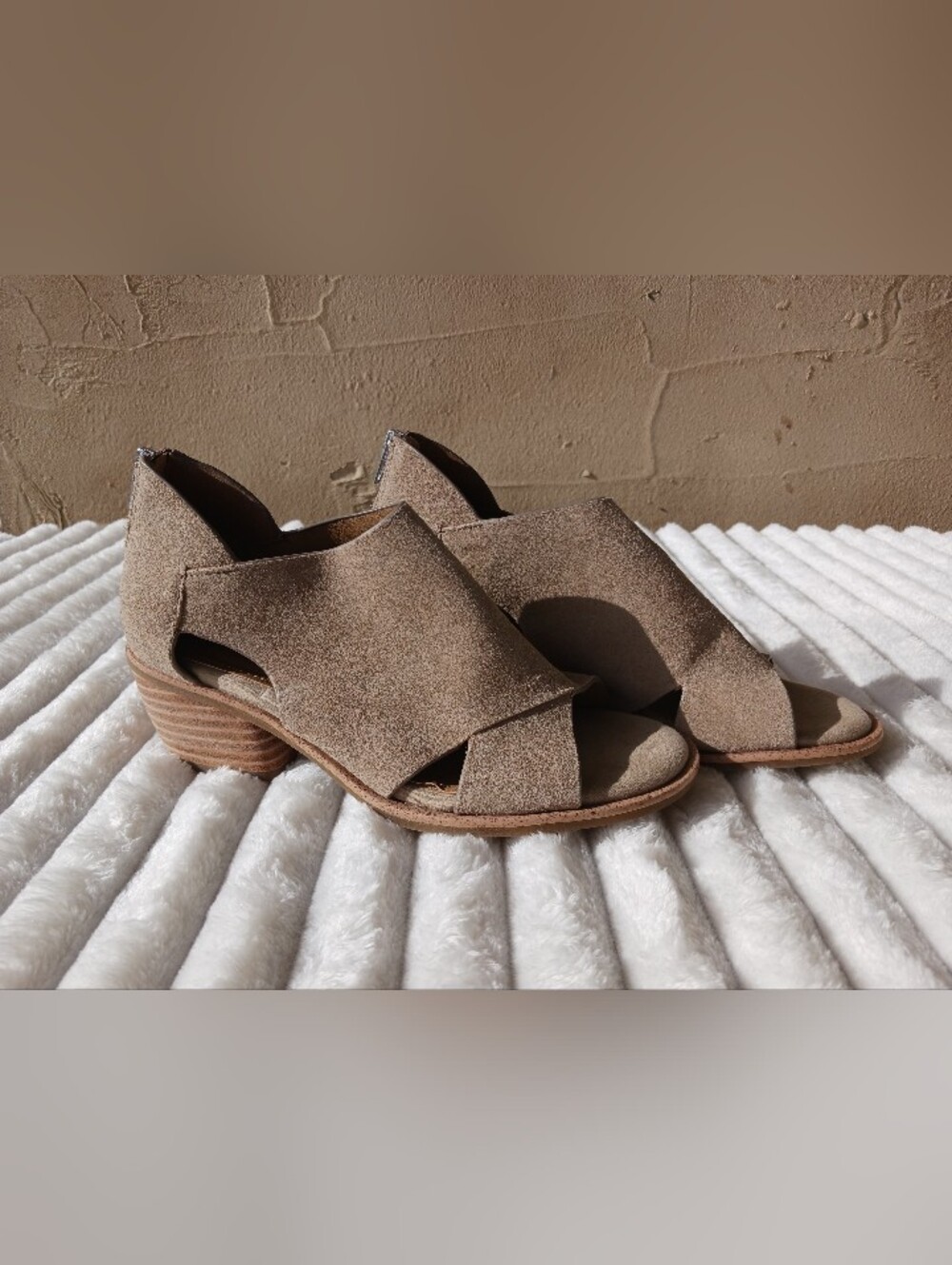 Sofft - Leather Open Toed Bootie